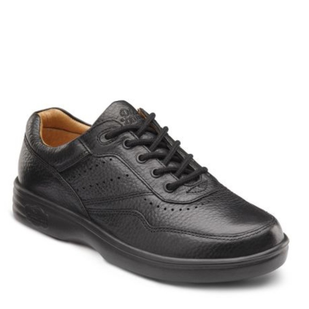 Dr.‎ Comfort Patty Black Leather Walking Shoes Comfort Womens Size 10EEE NEW